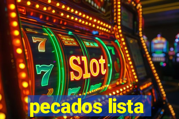 pecados lista